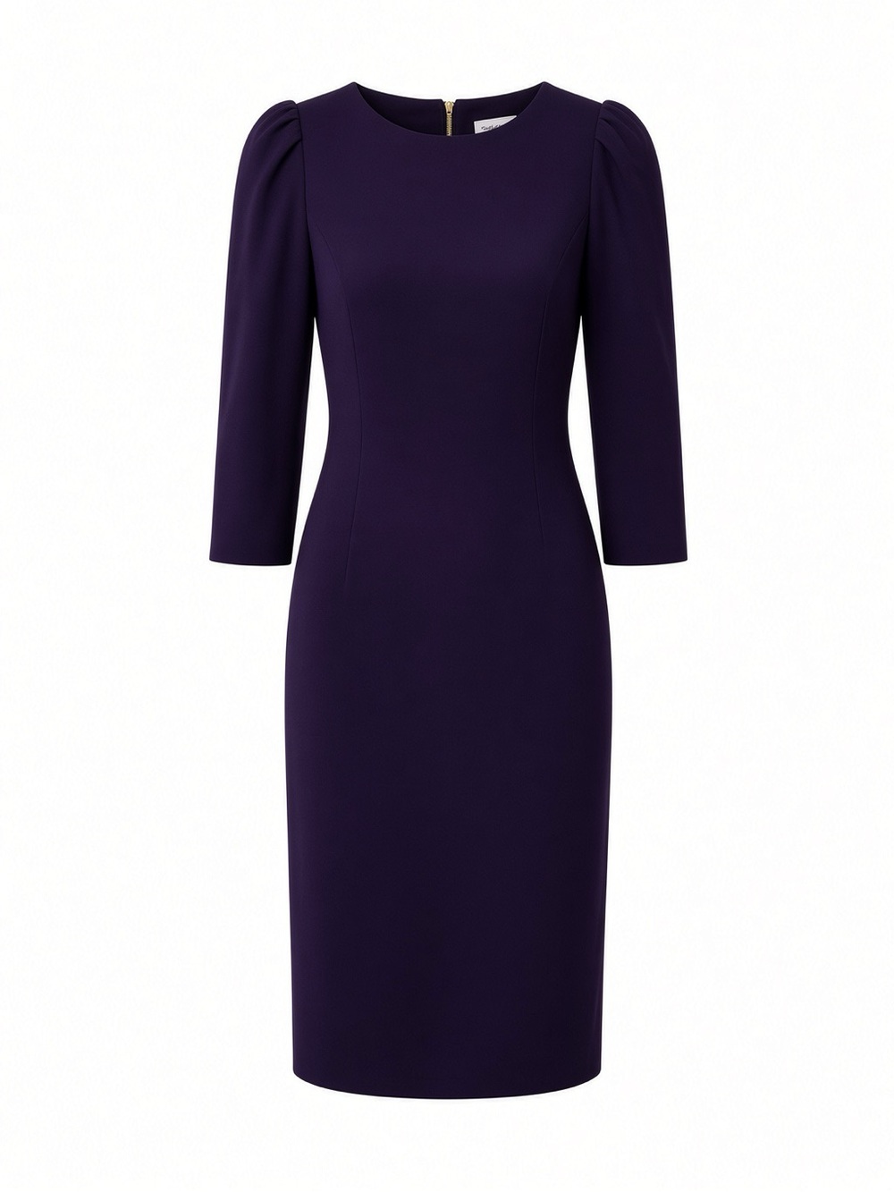 Calvin Klein Deep Purple Midi Sheath Dress